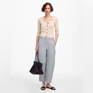 Madewell Pull-On Barrel Pants in 100% Linen